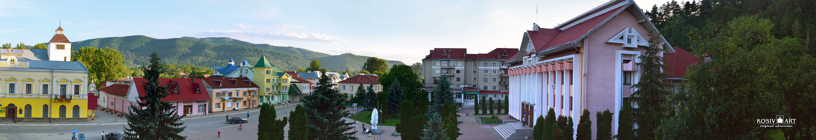 kosiv square mountains